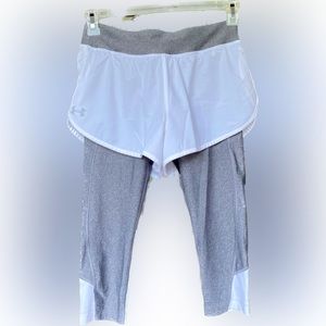 Under Armour 2in1 heatgear capris.